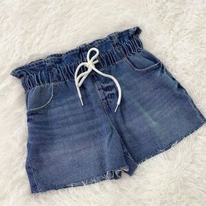 Wild Fable High Rise Jean Shorts with Drawstring